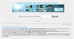 Desktop Screenshot of cybersanto.es