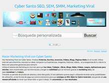 Tablet Screenshot of cybersanto.es